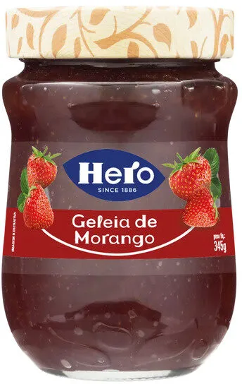 Geleia Morango Hero Vidro 345g