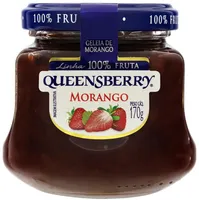Geleia Morango Queensberry 100 Fruta Vidro 170g