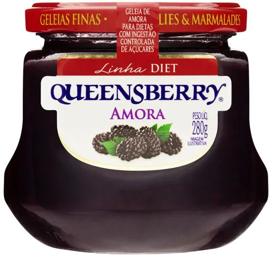 Geleia Amora Diet Queensberry Vidro 280g