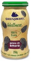 Geleia 100 Fruta Amora Light Queensberry Wellness Vidro 250g
