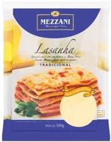 Massa Para Lasanha Mezzani Pacote 500g
