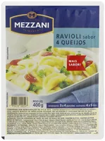 Ravióli 4 Queijos Mezzani Bandeja 400g