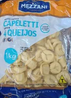 Massa fresca capeletti sabor 4 queijos