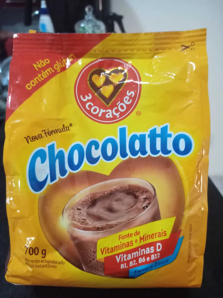 alimento achocolatado em pó instantâneo chocolatto