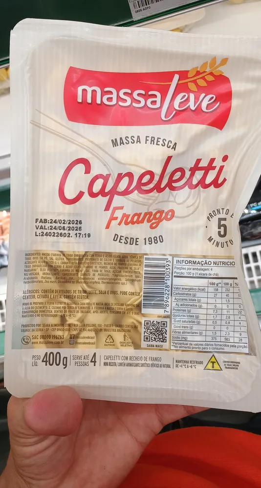 Capelette De Frango