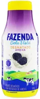 Iogurte Desnatado Ameixa Fazenda Bela Vista Garrafa 500g