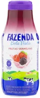 Iogurte Parcialmente Desnatado Frutas Vermelhas Fazenda Bela Vista Garrafa 500g