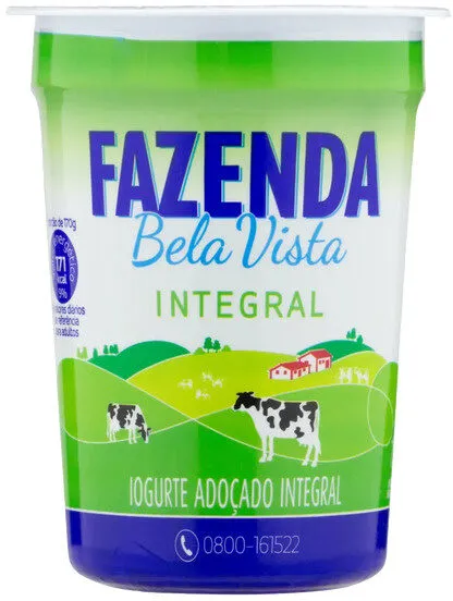 Iogurte Integral Fazenda Bela Vista Copo 170g