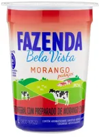 Iogurte Integral Morango Fazenda Bela Vista Copo 170g