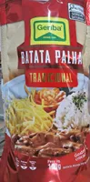 Batata palha frita salgada