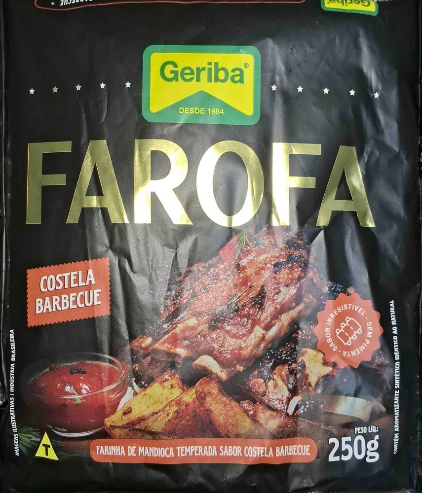 Farofa costela barbecue