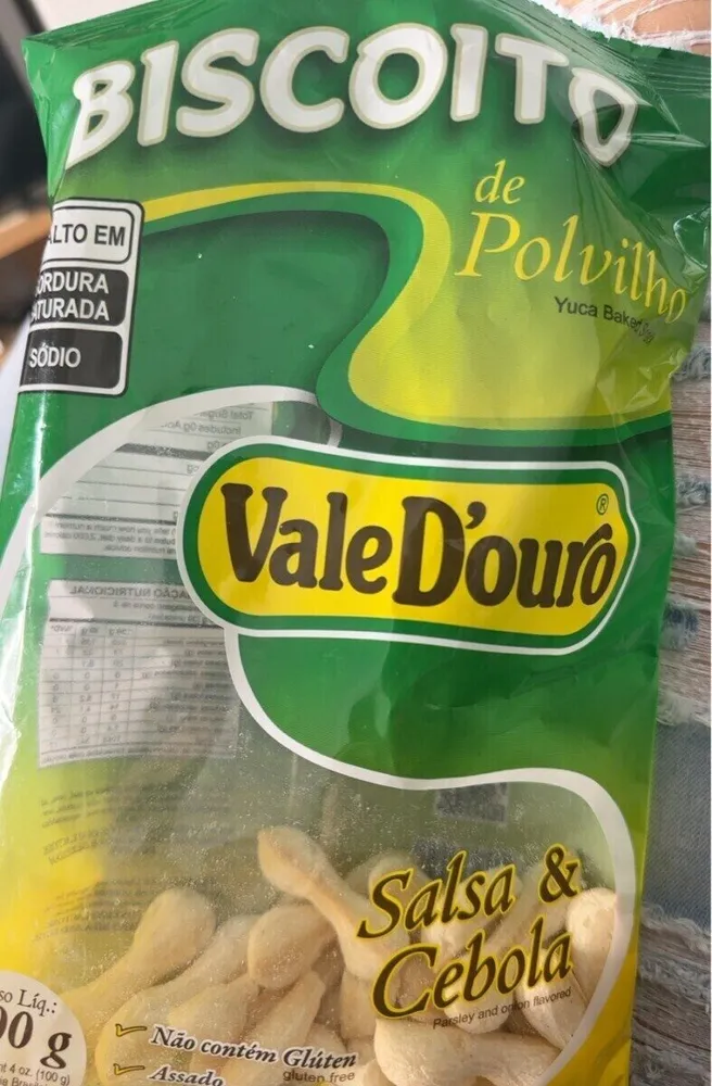 biscoito de Polvilho salsa e cebola