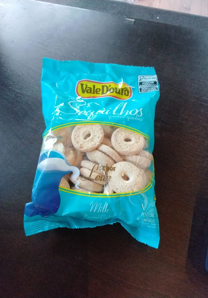 Sequilhos quebra quebra sabor Leite