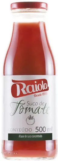 Suco Concentrado Tomate Raiola Garrafa 500ml