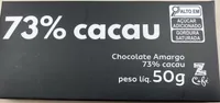 Chocolate amargo 73% Cacau