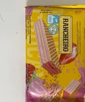 Biscoito wafer sabor morango