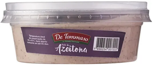 Pate Tommaso Queijo C/azeitona 150g