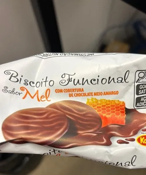Biscoito funcional sabor mel