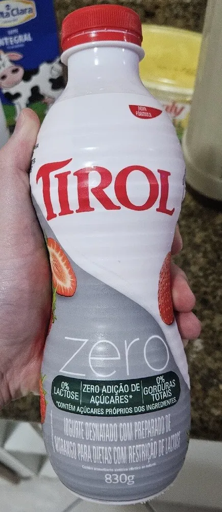 Iogurte Zero Tirol Morango