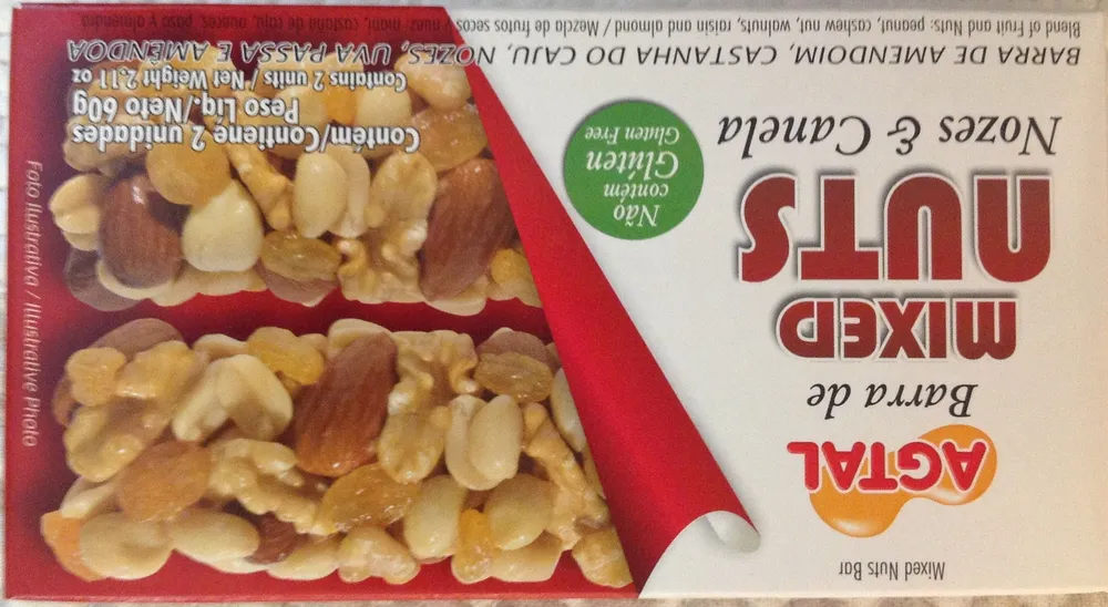 Barra de Mixed Nuts Nozes & Candela