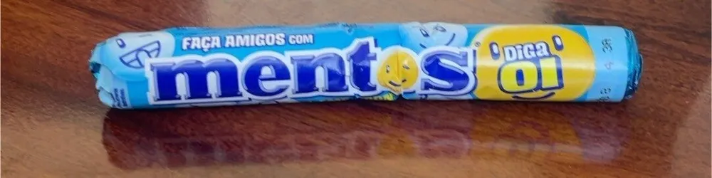 Confeito Menta Mentos Pacote 37,5g 14 Unidades