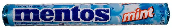 Confeito Menta Mentos Caixa 600g 16 Unidades