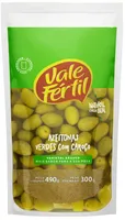 Azeitonas verdes com caroço 300g