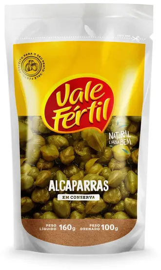Alcaparra Em Conserva Vale Fértil Sachê 100g