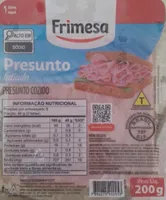 Presunto cozido fatiado
