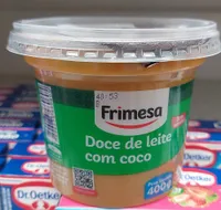 Doce de leite com coco