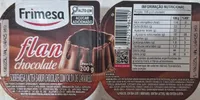 Sobremesa láctea sabor chocolate com calda de caramelo