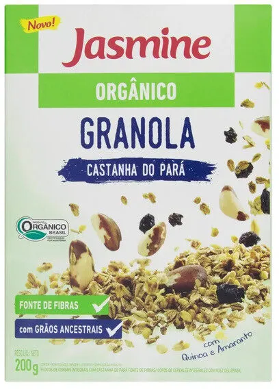 Granola Orgânica Castanha Do Pará Jasmine Especial Pouch 200g