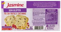 Pão De Sanduíche Frutas E Castanhas Sem Glúten Jasmine Pacote 350g