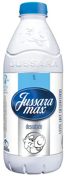 Leite Uht Desnatado Jussara Max Garrafa 1l