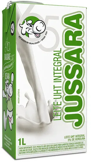 Leite Uht Integral Jussara Caixa 1l