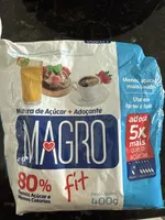 Adoçante Em Pó Sacarose Magro Fit Pacote 400g