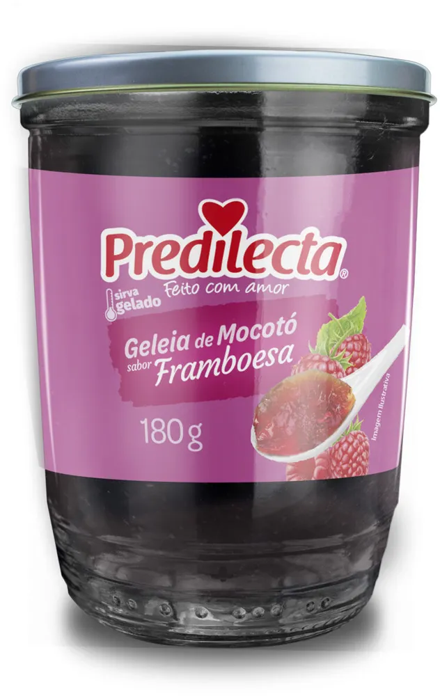 Geleia De Mocotó Framboesa Predilecta Copo 180g