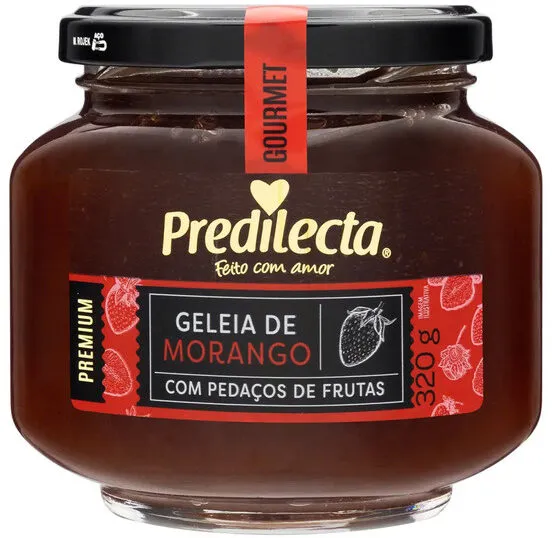 Geleia Morango Predilecta Premium Gourmet Vidro 320g