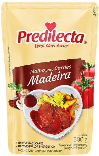 Molho Madeira Para Carne Predilecta Sachê 300g