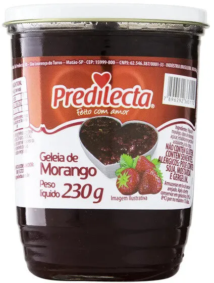 Geleia Morango Predilecta Vidro 230g