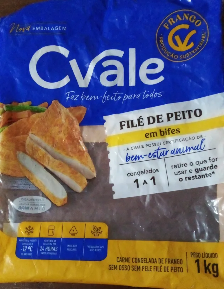 Filé de Peito de Frango Cvale
