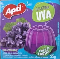 Pó para gelatina sabor uva