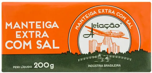 Manteiga Extra Com Sal Aviação 200g