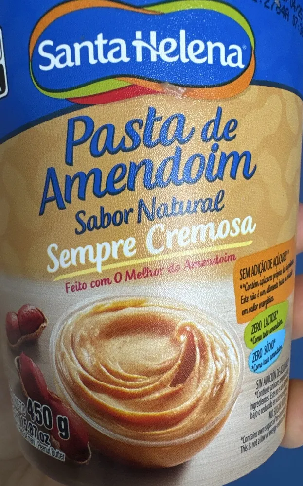 Pasta de Amendoim Cremosa