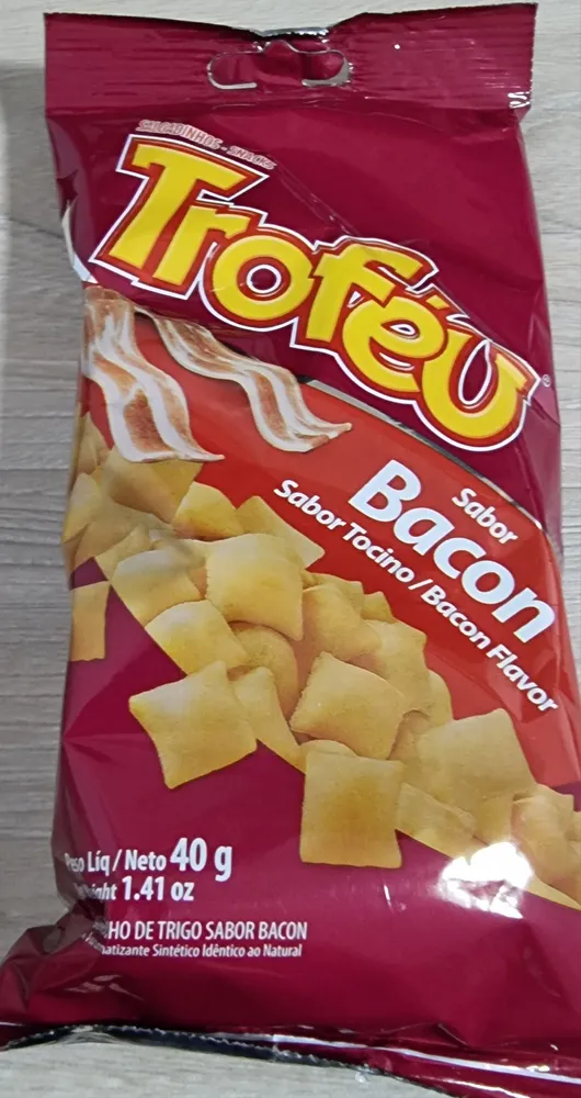 Salgadinho Troféu sabor Bacon
