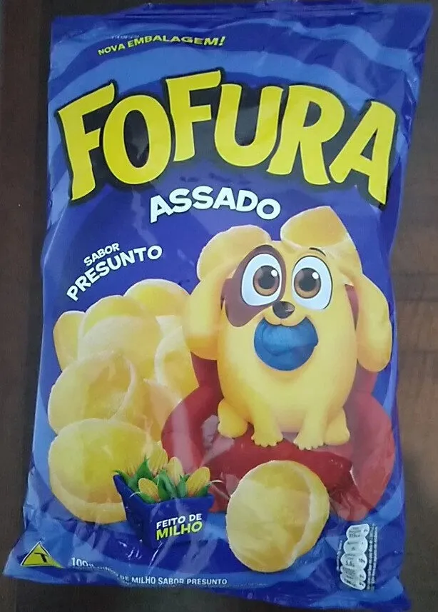 Salgadinho de milho sabor presunto