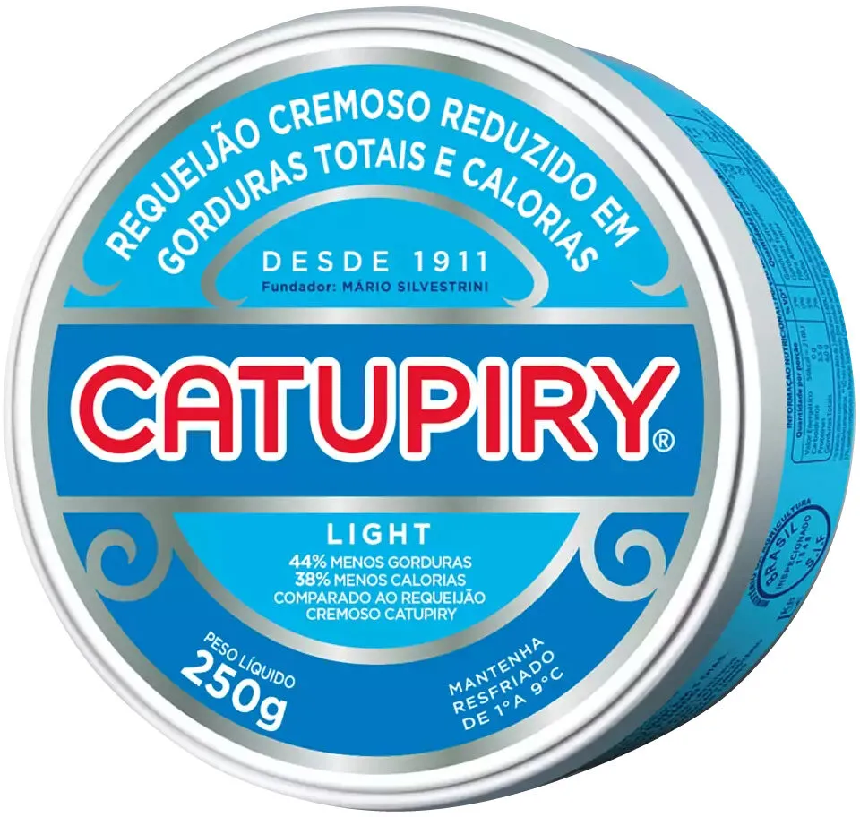Requeijão Cremoso Light Catupiry Pote 250g
