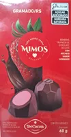 Bombons trufados de chocolate ao leite