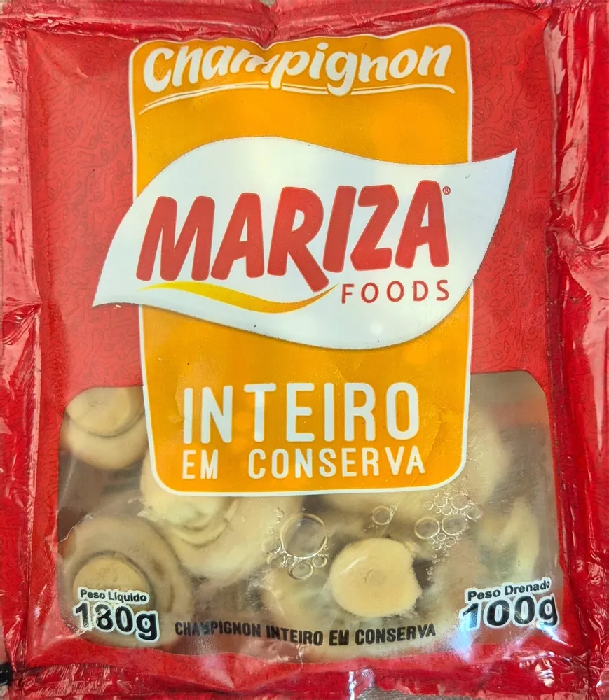 Champignon inteiro em conserva