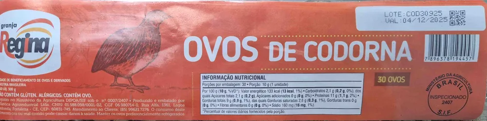 Ovos de Codorna